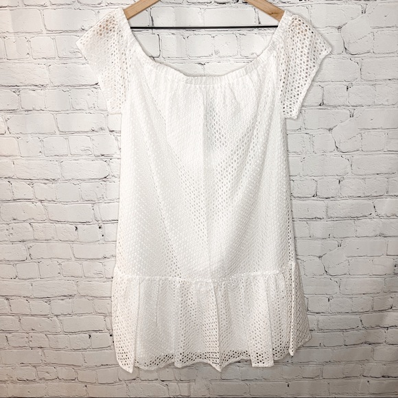 Revolve Central Park West Bristol Off Shoulder Dress White Size Large NWT - Picture 5 of 11